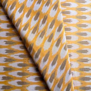 Ikat Stoff aus Indien – YELLOW